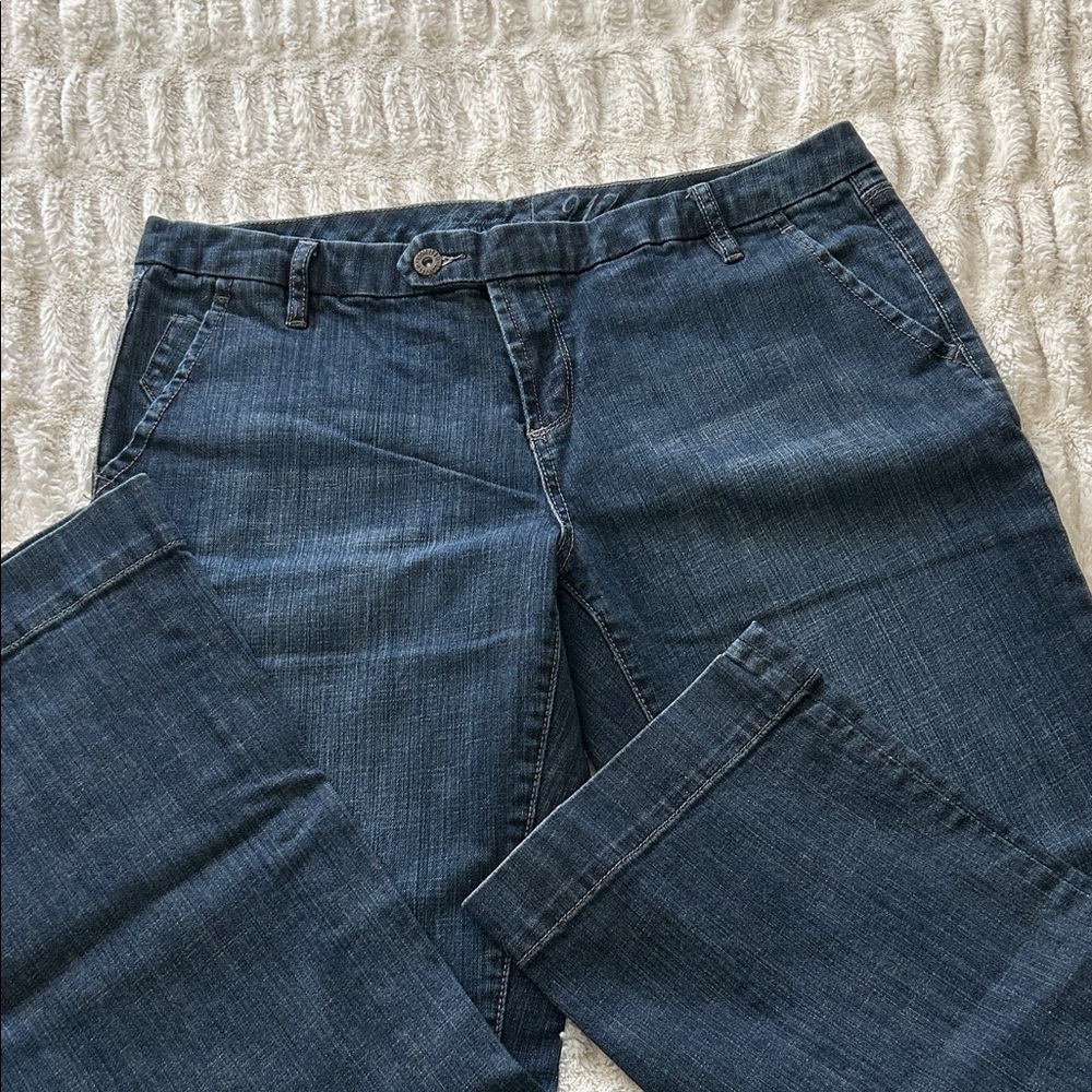 The Limited Dark Blue 917 Flare Trouser Jeans